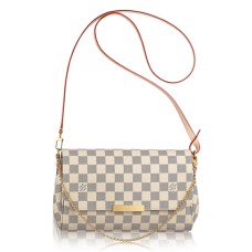 Louis Vuitton N41275 Favorito MM Lona Damier Azur