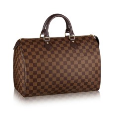Louis Vuitton N41363 Speedy 35 Bolso de mano Damier Ebene Lona