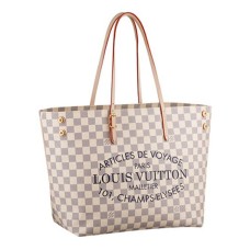 Louis Vuitton N41375 Cabas MM Bandolera Damier Azur Lona