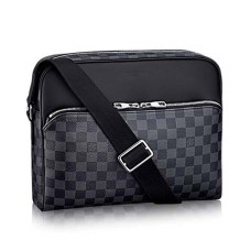 Louis Vuitton N41409 Dayton Reporter MM Bandolera Damier Graphite Canvas