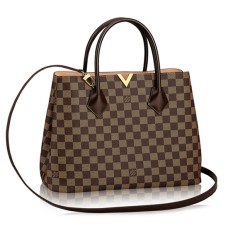 Louis Vuitton N41435 Bolso Tote Kensington Lona Damier Ebene
