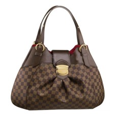 Louis Vuitton N41540 Sistina GM Bolso Hobo Lona Damier Ebene