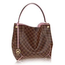 Louis Vuitton N41556 Bolso Hobo Caissa Lona Damier Ebene