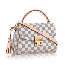 Louis Vuitton N41581 Bandolera Croisette Lona Damier Azur