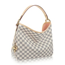 Louis Vuitton N41606 Delightful PM Hobo Bag Lona Damier Azur