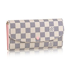 Louis Vuitton N41625 Cartera Emilie Lona Damier Azur