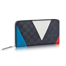 Louis Vuitton N41631 Organizador Zippy Lona Damier Cobalt