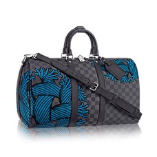 Louis Vuitton N41700 Keepall Bandouliere 45 Bolsa de lona Damier Graphite Canvas