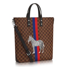 Louis Vuitton N42702 Atlas Tote Maletín Damier Ebene Lona