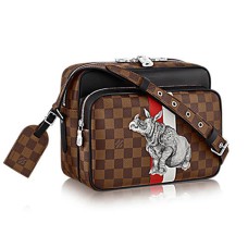 Louis Vuitton N42704 Nile PM Bandolera Damier Ebene Lona