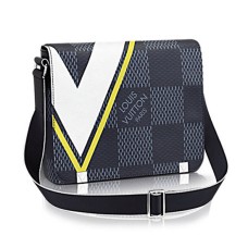 Louis Vuitton N44002 District PM Bolso bandolera Lona Damier Cobalt