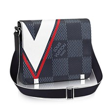Louis Vuitton N44003 District PM Bolso bandolera Lona Damier Cobalt