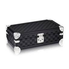 Louis Vuitton N48194 Caja para 8 relojes Equipaje rígido Lona Damier Grafito