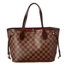 Louis Vuitton N51109 Neverfull PM Bandolera Damier Ebene Lona