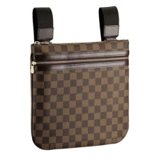 Louis Vuitton N51111 Pochette Bosphore Bandolera Damier Ebene Lona