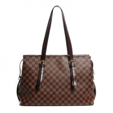 Louis Vuitton N51119 Chelsea Bandolera Damier Ebene Lona