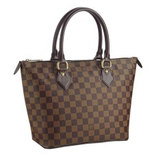 Louis Vuitton N51183 Saleya PM Bolso de mano Damier Ebene Lona
