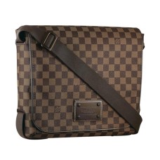 Louis Vuitton N51211 Brooklyn MM Bandolera Damier Ebene Lona