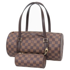 Louis Vuitton N51303 Papillion 30 Bolso de mano Damier Ebene Lona