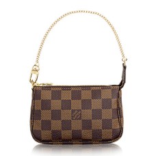 Louis Vuitton N58009 Mini Pochette Accesorios Lona Damier Ebene