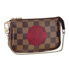 Louis Vuitton N58011 Mini Pochette Accesorios Trunks Bolso Damier Ebene Lona