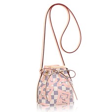Louis Vuitton N60052 Nano Noe Bandolera Damier Azur Lona