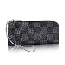 Louis Vuitton N61235 4 Llavero Lona Damier Grafito