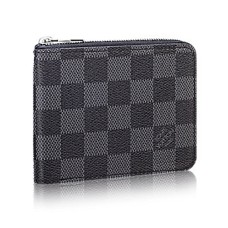 Louis Vuitton N61258 Cartera Zippy Compact Lona Damier Grafito