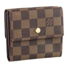 Louis Vuitton N61654 Cartera Elise Lona Damier Ebene