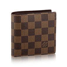 Louis Vuitton N61675 Monedero Marco Damier Ebene Lona