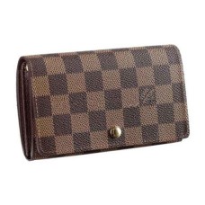 Louis Vuitton N61730 Tresor Monedero Damier Ebene Lona