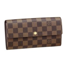 Louis Vuitton N61734 Cartera Sarah Lona Damier Ebene