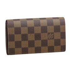 Louis Vuitton N61736 Cartera Tresor Damier Ebene Lona