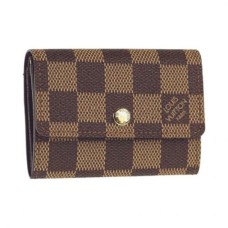 Louis Vuitton N61930 Cartera Plana Lona Damier Ebene