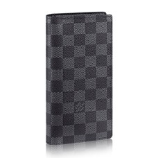 Louis Vuitton N62227 Cartera Brazza Lona Damier Grafito