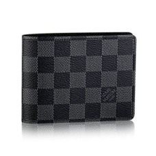 Louis Vuitton N62663 Monedero Múltiple Lona Damier Grafito