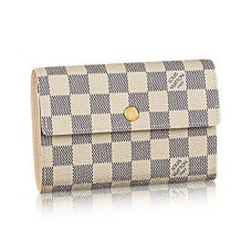 Louis Vuitton N63068 Cartera Alexandra Lona Damier Azur
