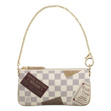 Louis Vuitton N63078 Pochette Milla MM Lona Damier Azur
