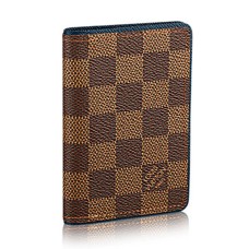 Louis Vuitton N63166 Organizador de bolsillo Lona Damier Ebene