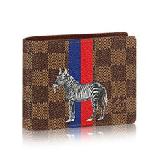 Louis Vuitton N63343 Monedero Múltiple Lona Damier Ebene