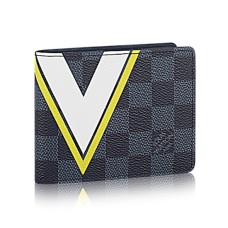 Louis Vuitton N64010 Slender Wallet Lona Damier Cobalt