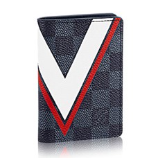 Louis Vuitton N64012 Organizador de bolsillo Lona Damier Grafito