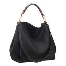 Louis Vuitton N91671 Babylone MM Hobo Bolso Taurillon Cuero