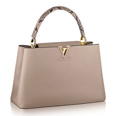 Louis Vuitton N91711 Capucines MM Bolso Tote Cuero Taurillon