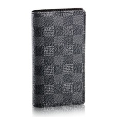 Louis Vuitton R20975 Pocket Agenda Cover Lona Damier Grafito